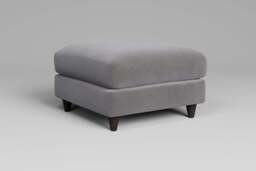 7th Heaven Midi - Footstool (Medium), Brushed Wool Feel / Pewter - thumbnail 4