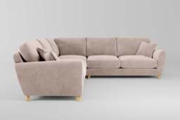 Cloud Nine - Large Corner Sofa, Cotton Blend / Bisque - thumbnail 2
