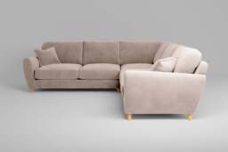 Cloud Nine - Large Corner Sofa, Cotton Blend / Bisque