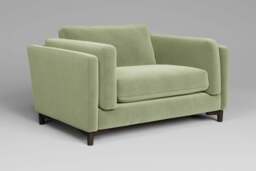 Fusion - Loveseat, Brushed Wool Feel / Sage - thumbnail 4