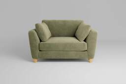 Daydream - Loveseat, Cotton Blend / Jade