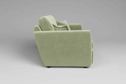 Tranquil - 3 Seater Sofa, Brushed Wool Feel / Sage - thumbnail 3