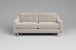 hush - 3 Seater Sofa Bed, Plush Chenille / Chalk - thumbnail 1