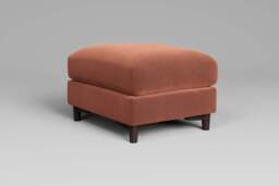 Fusion - Footstool (Small), Soft Touch Velvet / Cinnamon - thumbnail 4