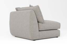 Utopia - All-in-one - Corner, left & right arm - Rearrangeable Modular Sofa, Boucle / Mink / Casual Trim - thumbnail 2