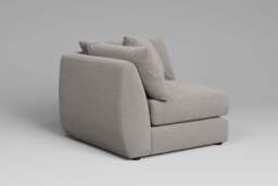 Utopia - All-in-one - Corner, left & right arm - Rearrangeable Modular Sofa, Boucle / Mink / Casual Trim - thumbnail 7