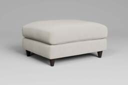 7th Heaven Midi - Footstool (Large), Luxe Woven Velvet / Snow - thumbnail 4