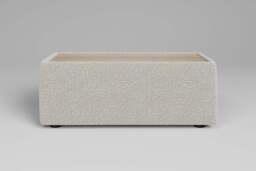 Utopia - Side Table - Rearrangeable Modular Sofa, Walnut / Boucle / Ivory - thumbnail 2