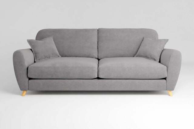 Cloud Nine - 4.5 Seater Sofa, Brushed Wool Feel / Pewter - image 1