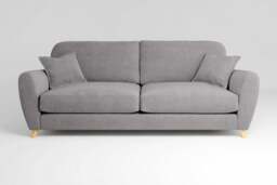 Cloud Nine - 4.5 Seater Sofa, Brushed Wool Feel / Pewter - thumbnail 1