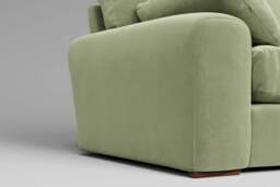 7th Heaven Maxi - 4.5 Seater Sofa, Brushed Wool Feel / Sage - thumbnail 4