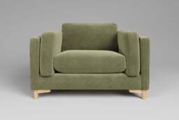 Fusion - Large Chair, Cotton Blend / Jade - thumbnail 1