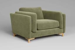 Fusion - Large Chair, Cotton Blend / Jade - thumbnail 2