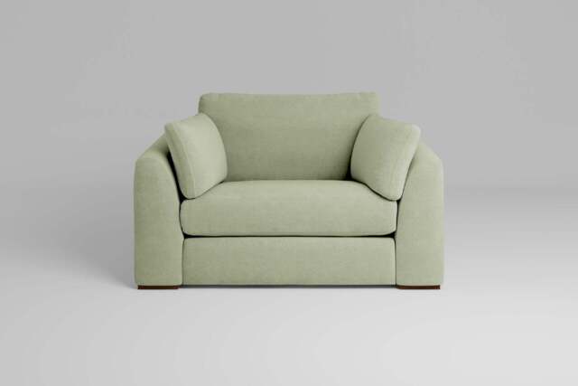 Muse - Loveseat, Brushed Wool Feel / Sage - image 1
