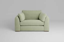 Muse - Loveseat, Brushed Wool Feel / Sage