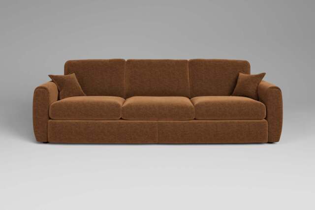 Tranquil - 5 Seater Sofa, Plush Chenille / Maple - image 1