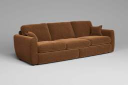 Tranquil - 5 Seater Sofa, Plush Chenille / Maple - thumbnail 2