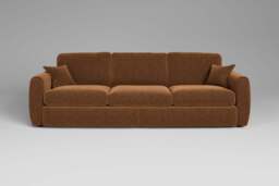 Tranquil - 5 Seater Sofa, Plush Chenille / Maple - thumbnail 1