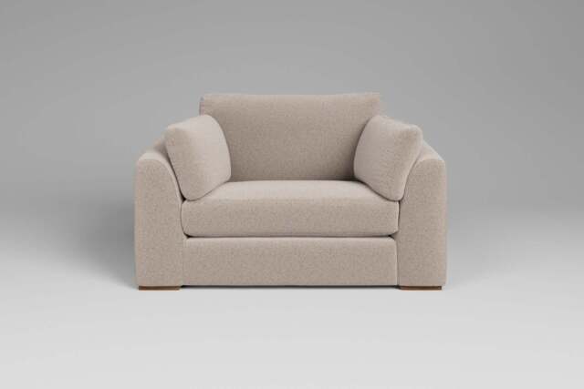 Muse - Loveseat, Basket Weave / Sand - image 1
