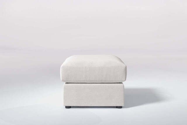 Muse - Small Storage Stool, Brushed Wool Feel / Whisper - image 1