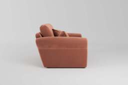 Mellow - Loveseat, Soft Touch Velvet / Cinnamon - thumbnail 2