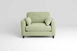 7th Heaven Midi - Loveseat, Brushed Wool Feel / Sage