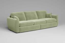 Tranquil - 5 Seater Sofa, Brushed Wool Feel / Sage - thumbnail 2