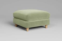 7th Heaven Midi - Footstool (Medium), Brushed Wool Feel / Sage - thumbnail 2