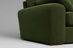 7th Heaven Maxi - 2 Seater Sofa, Soft Touch Velvet / Avocado - thumbnail 5