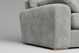 7th Heaven Maxi - 2 Seater Sofa, Soft Woven Chenille / Pure - thumbnail 5