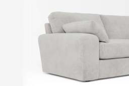 7th Heaven Maxi - 2 Seater Sofa, Soft Woven Chenille / Pure - thumbnail 2