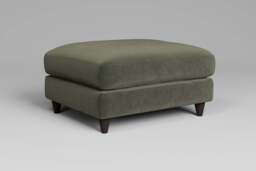 7th Heaven Midi - Footstool (Large), Luxe Woven Velvet / Pine - thumbnail 4