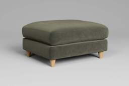 7th Heaven Midi - Footstool (Large), Luxe Woven Velvet / Pine - thumbnail 2