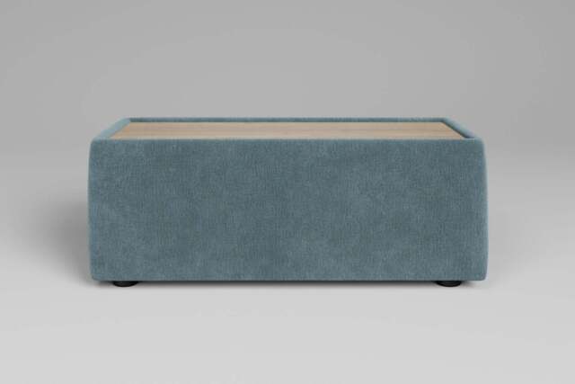 Utopia - Side Table - Rearrangeable Modular Sofa, Oak / Cotton Blend / Topaz - image 1