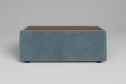Utopia - Side Table - Rearrangeable Modular Sofa, Oak / Cotton Blend / Topaz - thumbnail 4