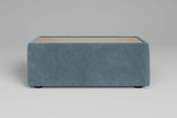 Utopia - Side Table - Rearrangeable Modular Sofa, Oak / Cotton Blend / Topaz - thumbnail 1