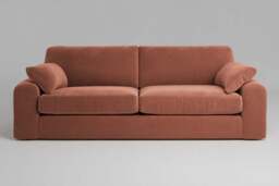 7th Heaven Maxi - 4.5 Seater Sofa, Soft Touch Velvet / Cinnamon