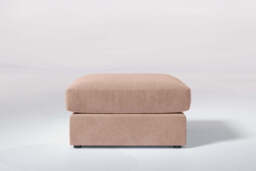 7th Heaven Midi - Large Storage Stool, Cotton Blend / Chai - thumbnail 1