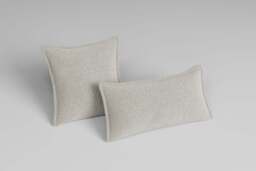 2 Scatter Cushions, Boucle / Ivory