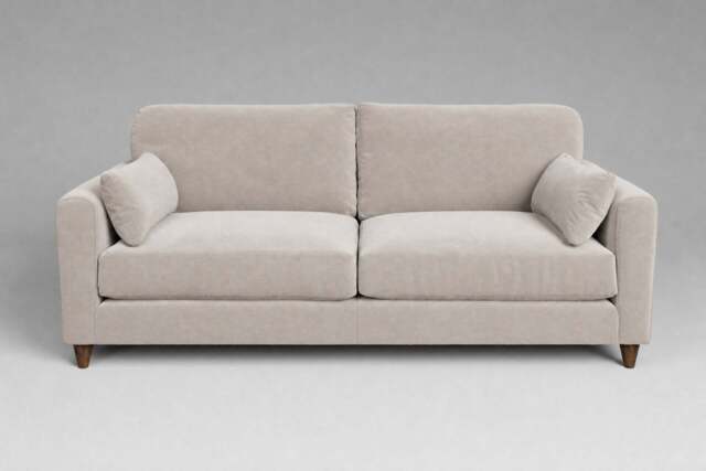 7th Heaven Midi - 4.5 Seater Sofa, Plush Chenille / Chalk - image 1