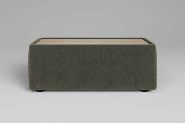 Zen - Side Table - Rearrangeable Modular Sofa, Oak / Luxe Woven Velvet / Pine - image 1