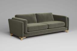 Fusion - 4.5 Seater Sofa, Luxe Woven Velvet / Pine - thumbnail 4