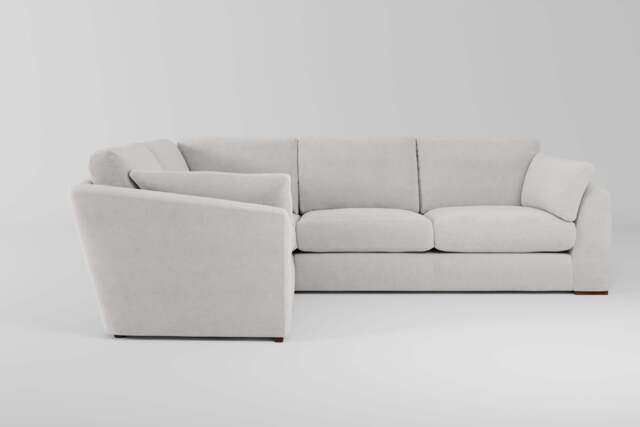 Muse - Small Corner Sofa, Brushed Wool Feel / Whisper - image 1