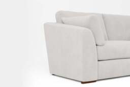 Muse - Small Corner Sofa, Brushed Wool Feel / Whisper - thumbnail 3
