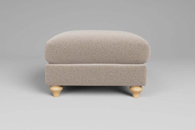 Serenity - Footstool (Medium), Basket weave / Sand - image 1