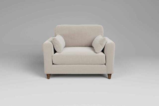 7th Heaven Midi - Loveseat, Plush Chenille / Chalk - image 1