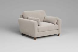 7th Heaven Midi - Loveseat, Plush Chenille / Chalk - thumbnail 3