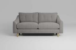 hush - 3 Seater Sofa Bed, Brushed Wool Feel / Pewter