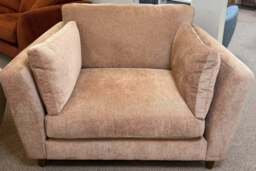 Outlet - Daydream - Loveseat - Soft Woven Chenille - Sepia