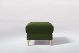 hush - footstool, Soft Touch Velvet / Avocado - thumbnail 1